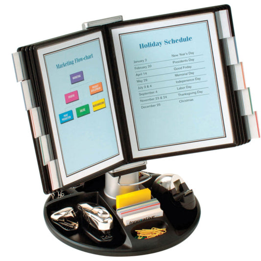 Deluxe Rotary Base Reference Organizer
