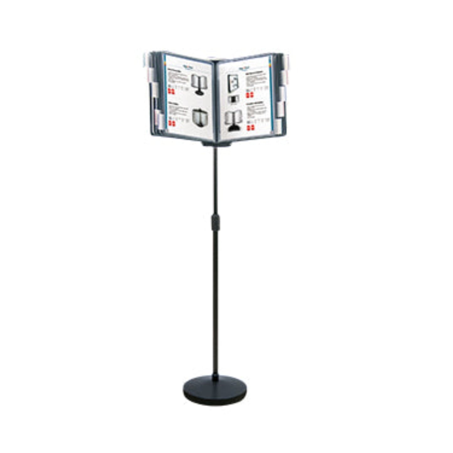 View-Adjust Floor Stand Reference Organizer (10 Panel)