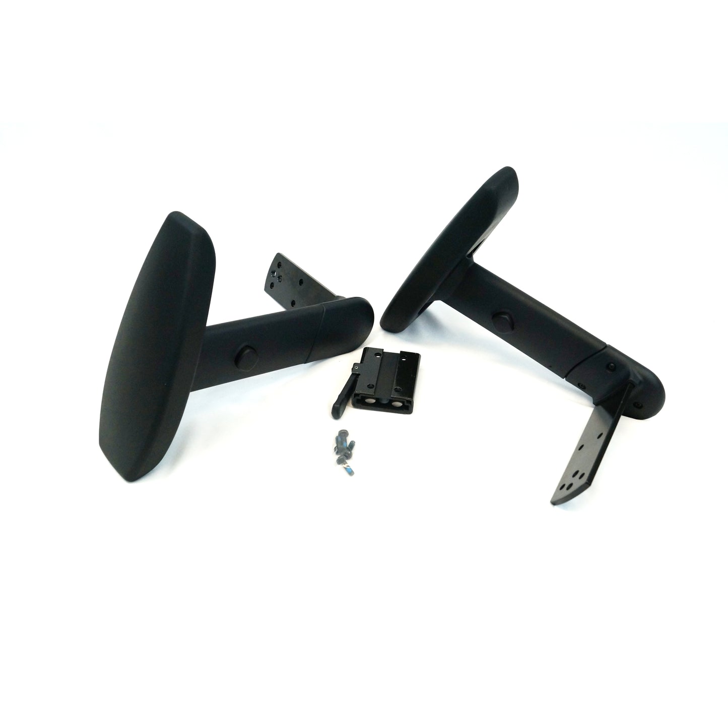3" Height Adjustable T-Arms for VanGo Mobile Office Chair - Black