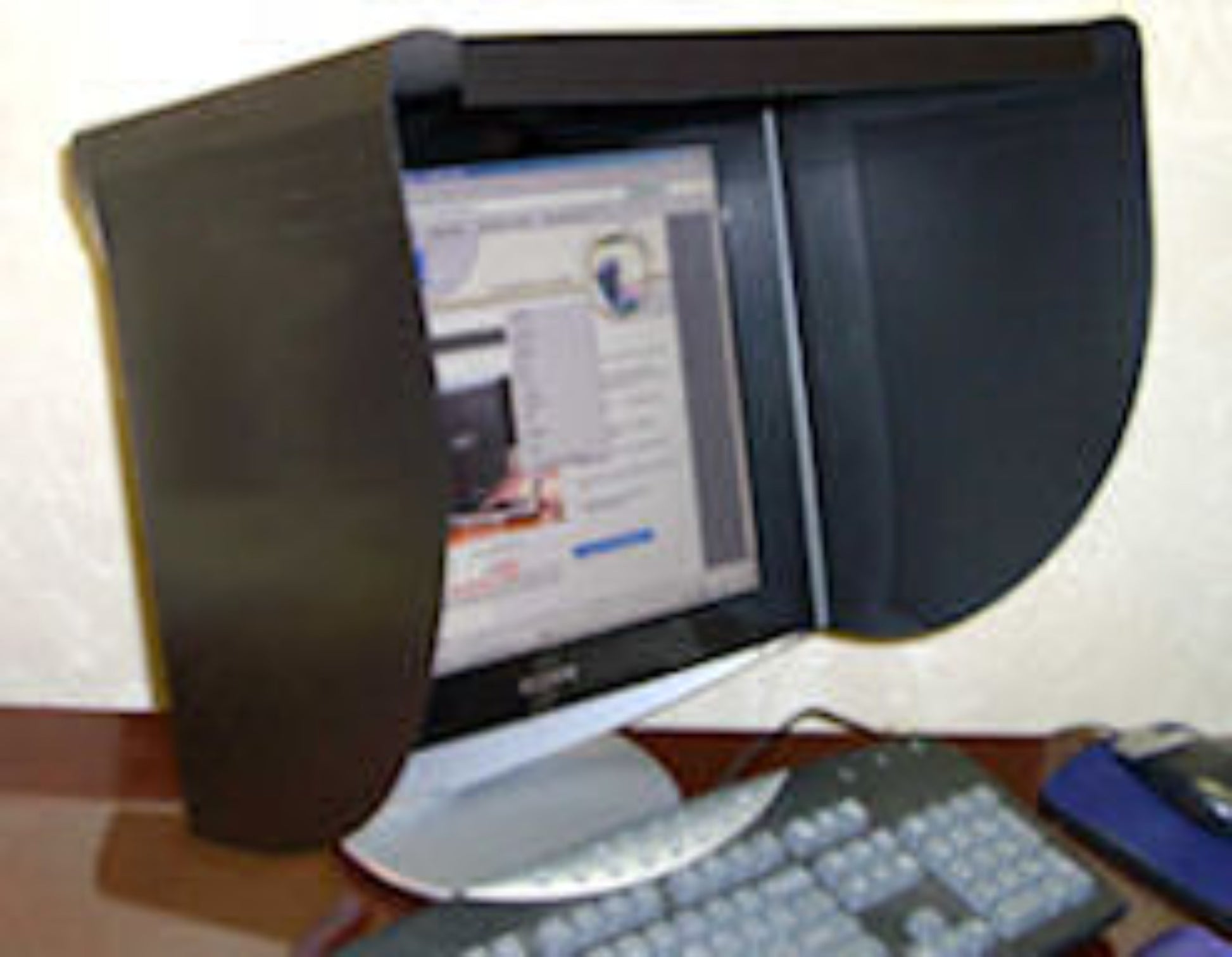 Privacy Screen for Monitor, Anti-Glare Screen, Privacy Shield for Monitor, Computer Monitor Shield, Mobile Workstation Monitor, Monitor Hood